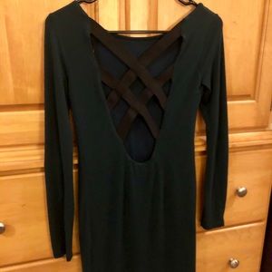 Fitted Open-Back Dress